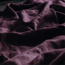 Load image into Gallery viewer, 100% Flax Linen Crib Set (Duvet and Pillowslip) in Bramble