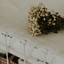 Load image into Gallery viewer, 100% Flax Linen Crib Set (Duvet and Pillowslip) in Cloud