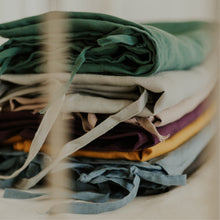 Load image into Gallery viewer, 100% Flax Linen Crib Set (Duvet and Pillowslip) in Stone