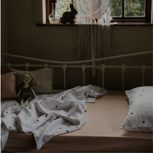 Load image into Gallery viewer, 100% Flax Linen Duvet and Pillow Slip in Dots