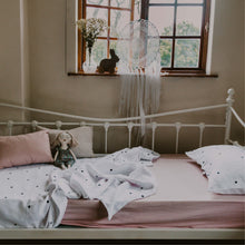 Load image into Gallery viewer, 100% Flax Linen Duvet and Pillow Slip in Dots