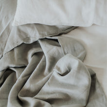 Load image into Gallery viewer, 100% Flax Linen Duvet in Stone
