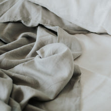 Load image into Gallery viewer, 100% Flax Linen Duvet in Stone