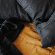 Load image into Gallery viewer, 100% Flax Linen Fitted Sheet is Saffron