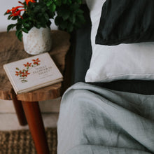 Load image into Gallery viewer, 100% Flax Linen Flat Sheet in Stone