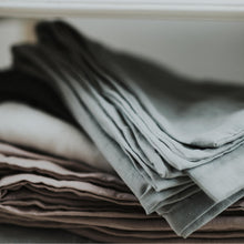 Load image into Gallery viewer, 100% Flax Linen Flat Sheet in Stone