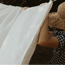 Load image into Gallery viewer, 100% Flax Linen Flat Sheet in Cloud