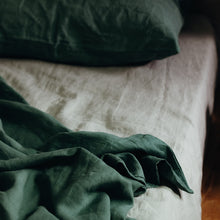 Load image into Gallery viewer, 100% Flax Linen Flat Sheet in Pasture