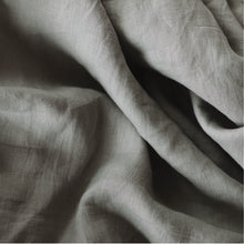 Load image into Gallery viewer, 100% Flax Linen Duvet in Stone
