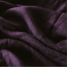 Load image into Gallery viewer, 100% Flax Linen Flat Sheet in Bramble