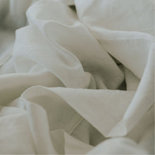 Load image into Gallery viewer, 100% Flax Linen Fitted Crib Sheet in Cloud