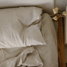 Load image into Gallery viewer, 100% Flax Linen Fitted Sheet in Oatmeal