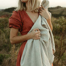 Load image into Gallery viewer, 100% Flax Linen Duvet in Oatmeal