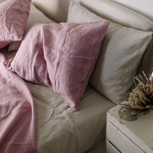 Load image into Gallery viewer, 100% Flax Linen Fitted Sheet in Oatmeal