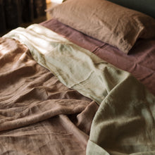 Load image into Gallery viewer, 100% Flax Linen Flat Sheet in Oatmeal