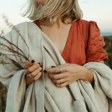 Load image into Gallery viewer, 100% Flax Linen Flat Sheet in Oatmeal