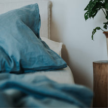 Load image into Gallery viewer, 100% Flax Linen Pillowslips (set of two) in Brook