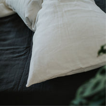 Load image into Gallery viewer, 100% Standard Flax Linen Pillowslips (set of two) in Cloud (Linen Basket)