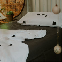 Load image into Gallery viewer, 100% Flax Linen Duvet and Pillow Slip in Blocks