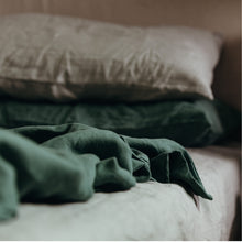 Load image into Gallery viewer, 100% Flax Linen Duvet in Pasture
