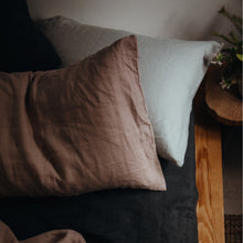 Load image into Gallery viewer, 100% Flax Linen Pillowslips (set of two) in Nude