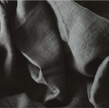 Load image into Gallery viewer, 100% Flax Linen Fitted Crib Sheet in Charcoal

