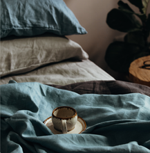 Load image into Gallery viewer, 100% Flax Linen 3/4 Duvet in Brook (Linen Basket)
