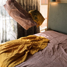 Load image into Gallery viewer, 100% Flax Linen Flat Sheet in Syringa
