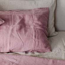 Load image into Gallery viewer, 100% Linen Flax Pillowslips (set of two) in Syringa
