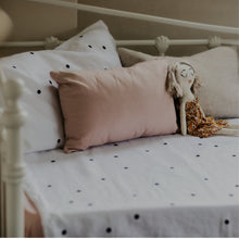 Load image into Gallery viewer, 100% Flax Linen Duvet and Pillow Slip in Dots
