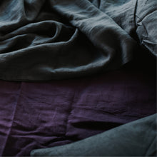 Load image into Gallery viewer, 100% Flax Linen Duvet in Charcoal
