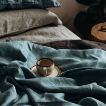 Load image into Gallery viewer, 100% Flax Linen Duvet in Brook
