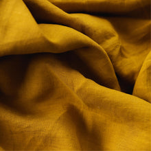 Load image into Gallery viewer, 100% Flax Linen Duvet in Saffron
