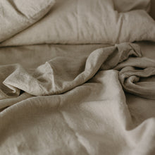 Load image into Gallery viewer, 100% Flax Linen Duvet in Oatmeal

