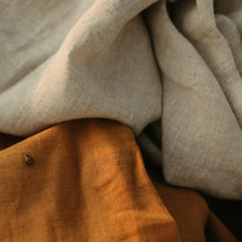 Load image into Gallery viewer, 100% Flax Linen Fitted Sheet in Oatmeal
