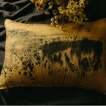 Load image into Gallery viewer, A  1 of 1  hand painted 100% flax scatter cushion set by Paula Dubois.
